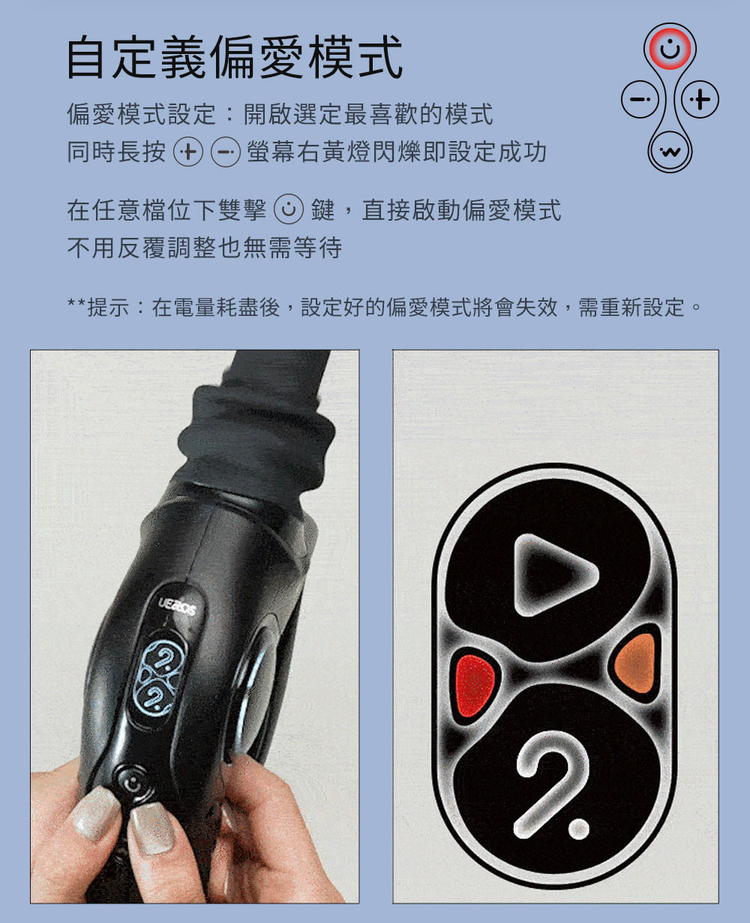 ueros 多功能按摩炮機 尊享套裝 打樁機