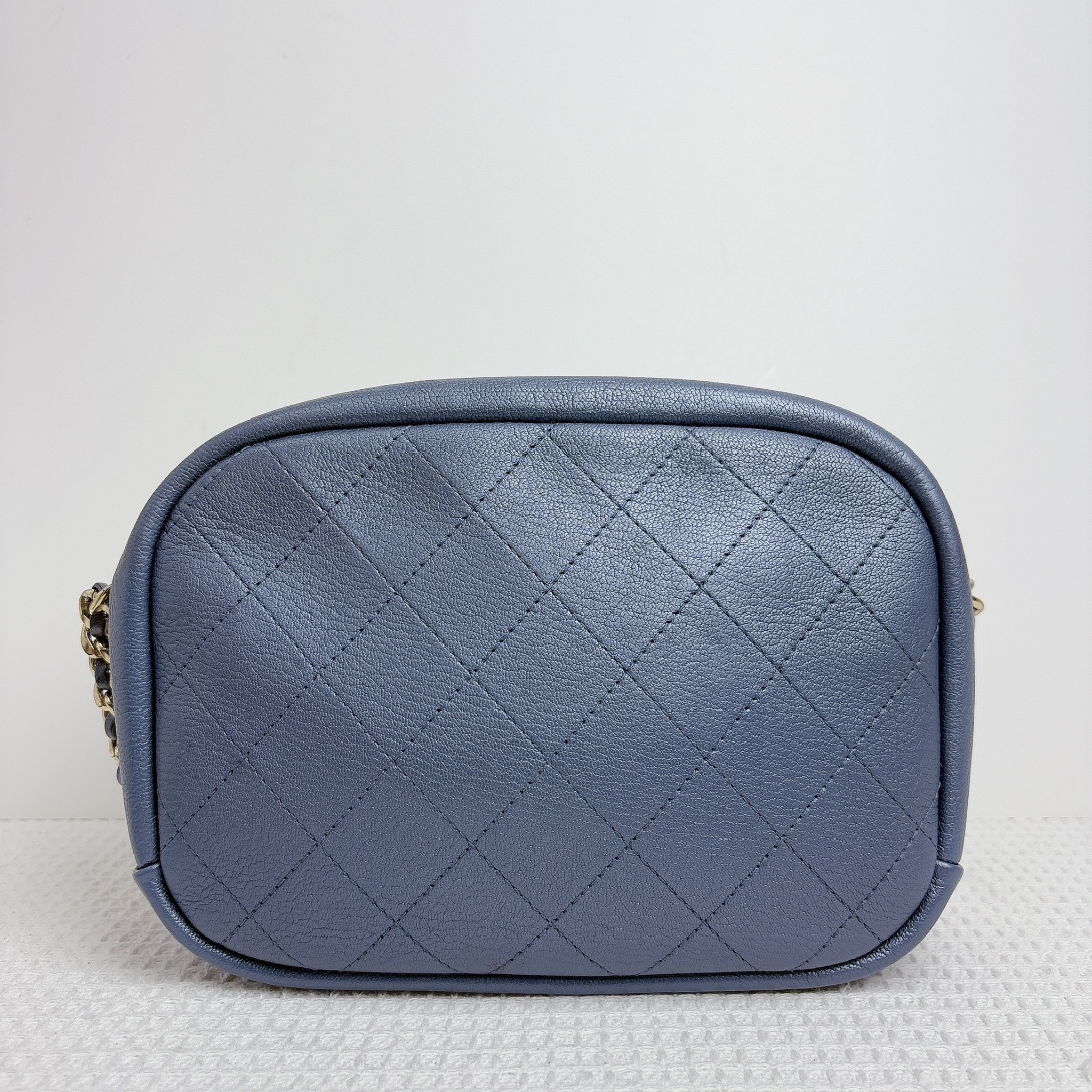 Chanel Camera Bag - Blue / Ghw