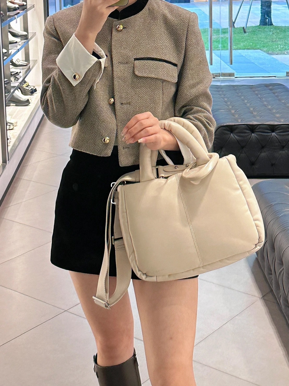 CHARLES&KEITH 小ck 蓬鬆 雲朵包