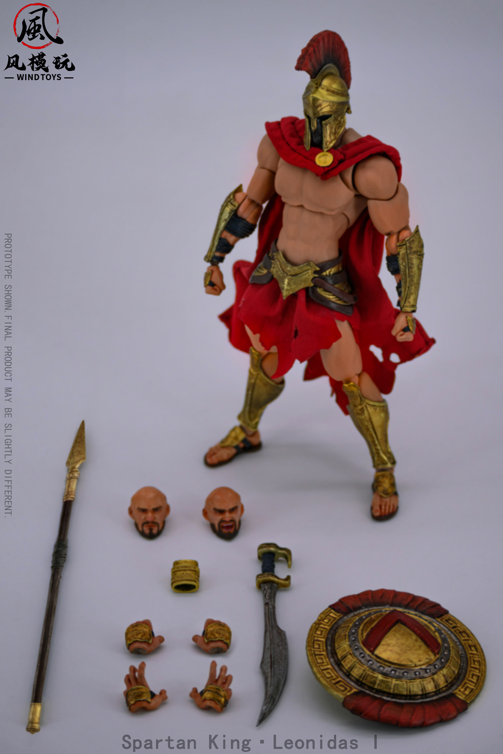 (預訂) 風模玩 Wind Toys FWM-004A  1/12 King of Spartan Leonidas Normal Ver.
