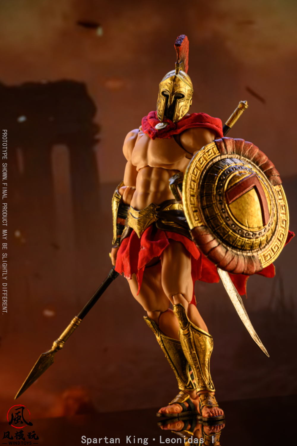(預訂) 風模玩 Wind Toys FWM-004A  1/12 King of Spartan Leonidas Normal Ver.