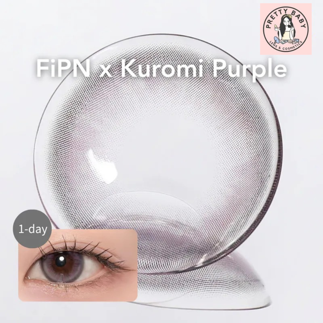 FiPN x Kuromi 1 Day Purple｜日拋彩妝隱形眼鏡｜每盒10片