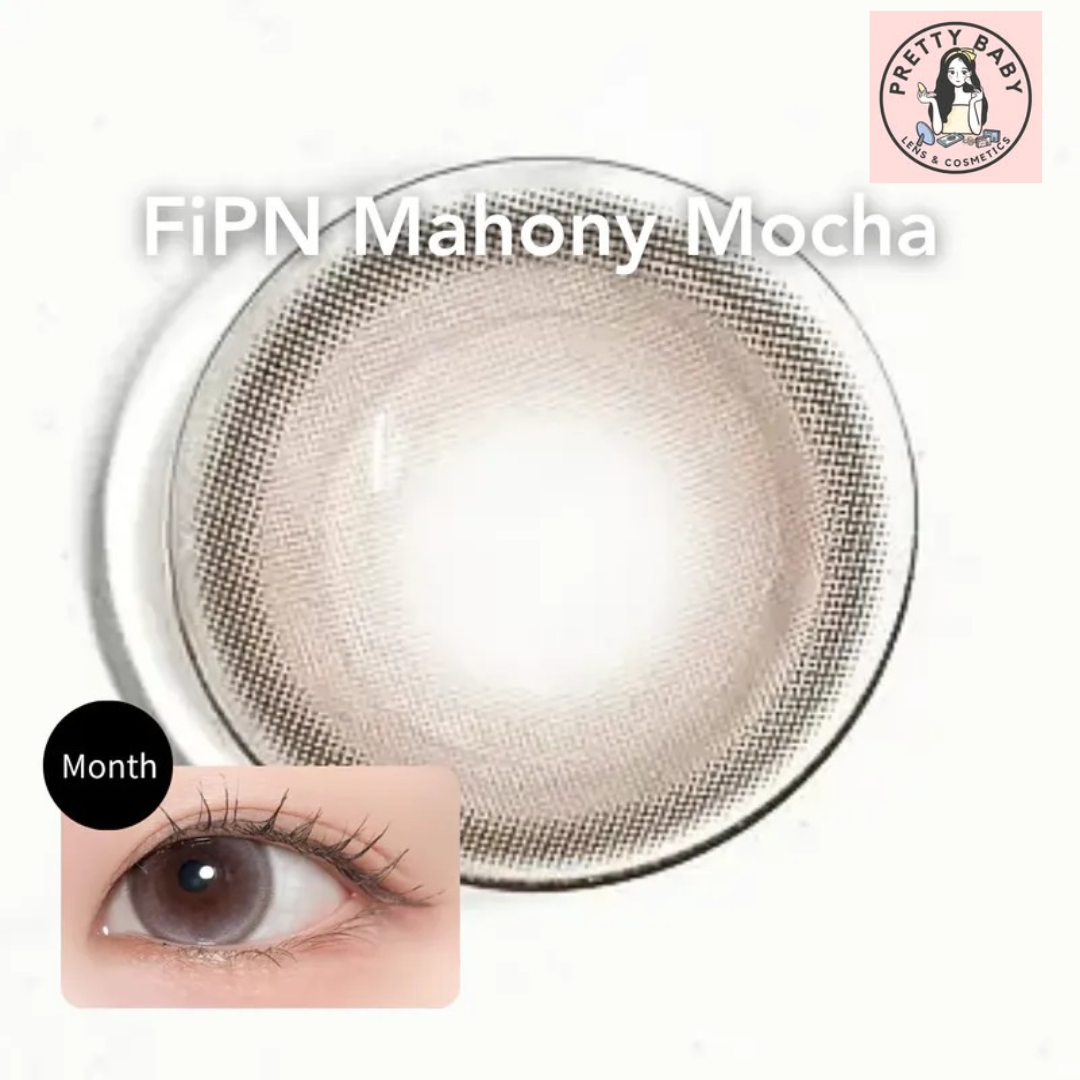 FiPN Mahony 1 Month Mocha｜月拋彩妝隱形眼鏡｜每盒2片