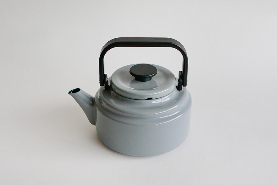 野田琺瑯 - 新色 燒水壺 / 灰