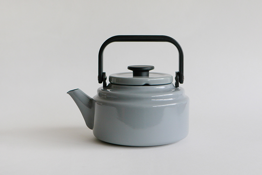 野田琺瑯 - 新色 燒水壺 / 灰