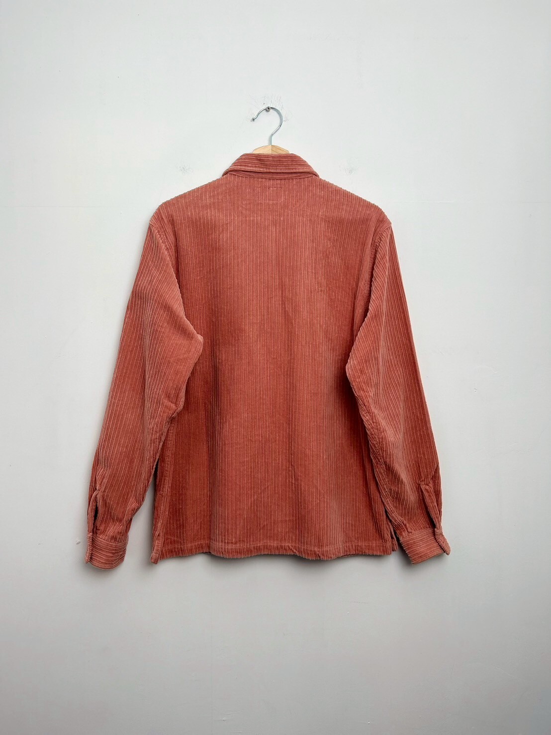 Stussy Big Wale Cord Zip Up Shirt SIZE S