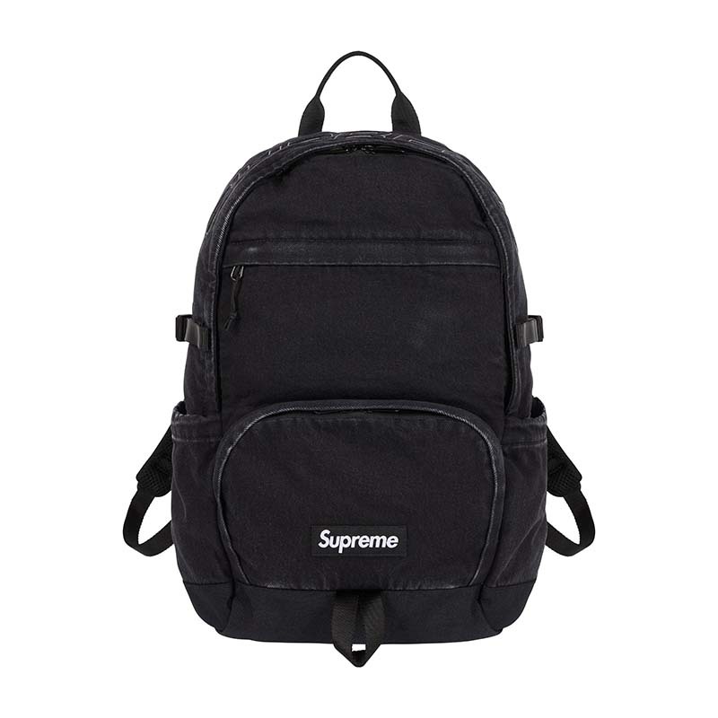 Supreme Denim Backpack 'Black' 後背包 水洗 黑色 FW25B1-BK [台灣現貨]
