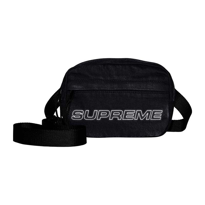 Supreme Denim Mini Shoulder Bag 'Black' 肩背包 小包 水洗 黑色 FW25B6-BK [台灣現貨]