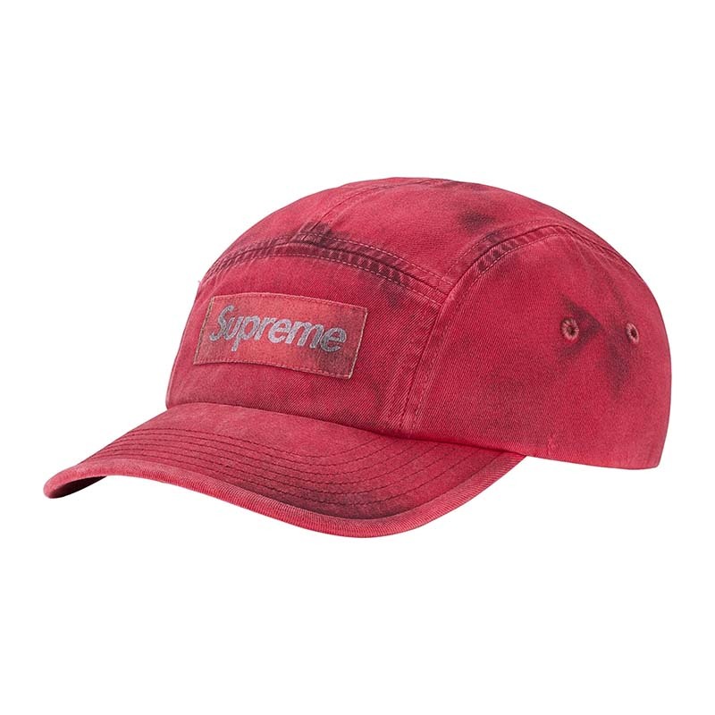 Supreme Overdyed Camp Cap 'Red' 過染老帽帽子紅色FW25H83-RD