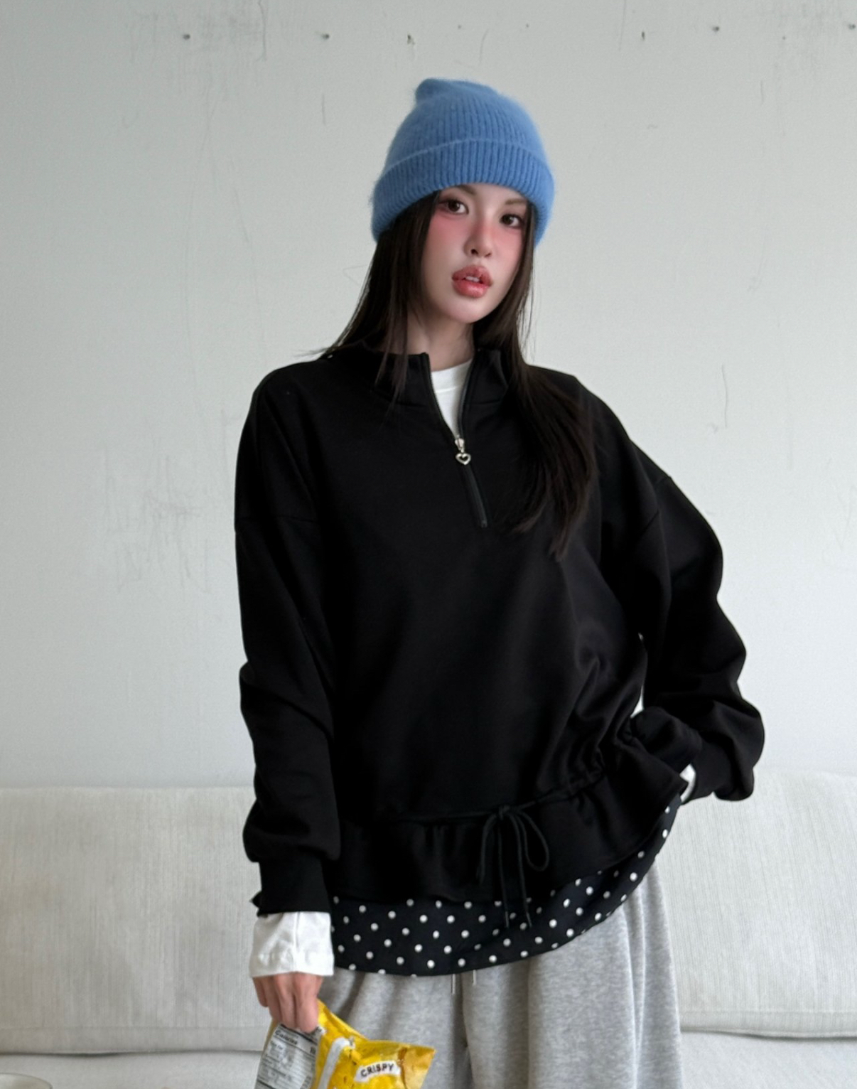 KR DOTIE SWEATSHIRT (5 COLORS)