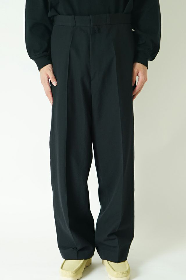 BLURHMS WOOL GABARDINE TROUSERS