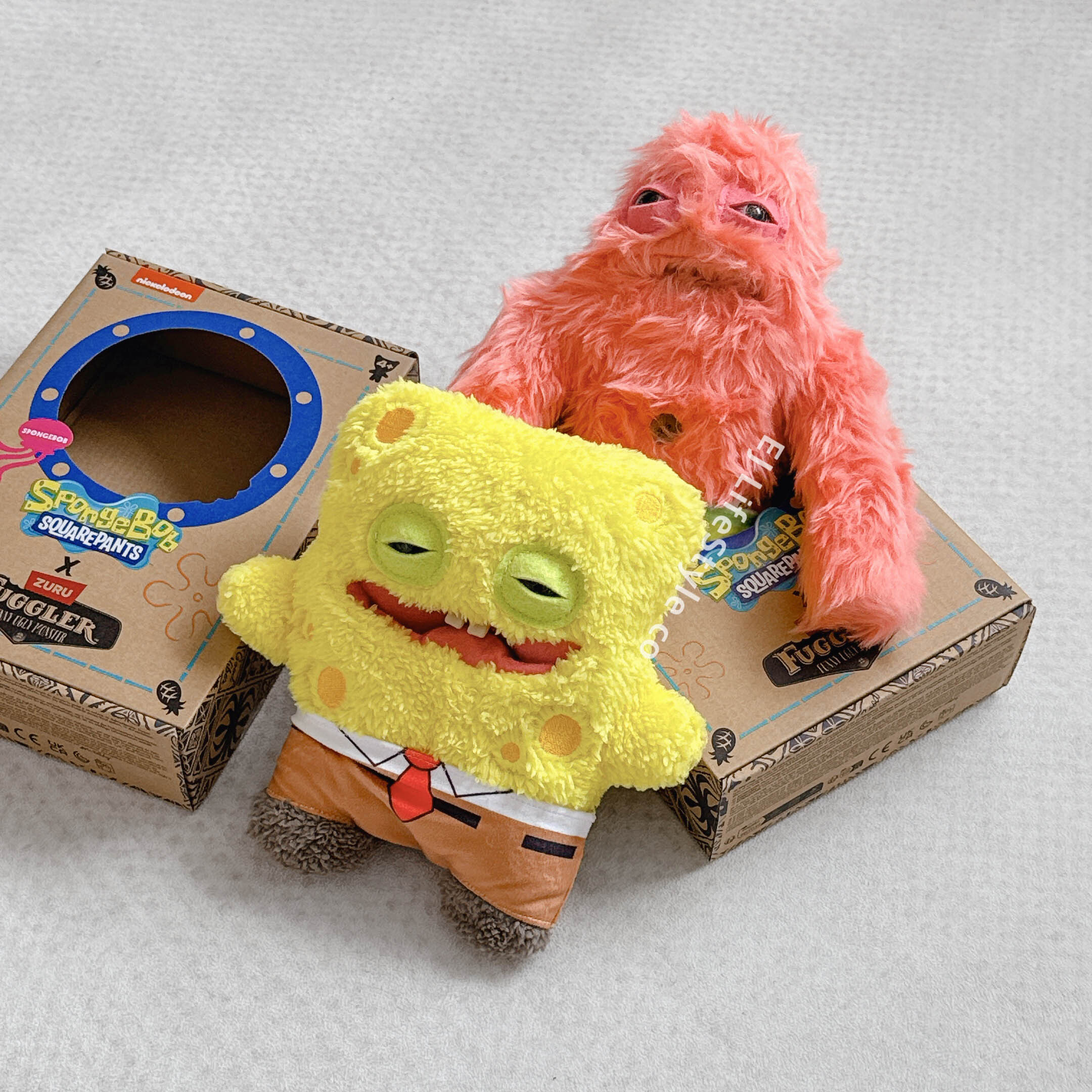 Fuggler x SpongeBob 海綿寶寶 派大星 牙齒怪 牙寶 玩偶 / 現貨