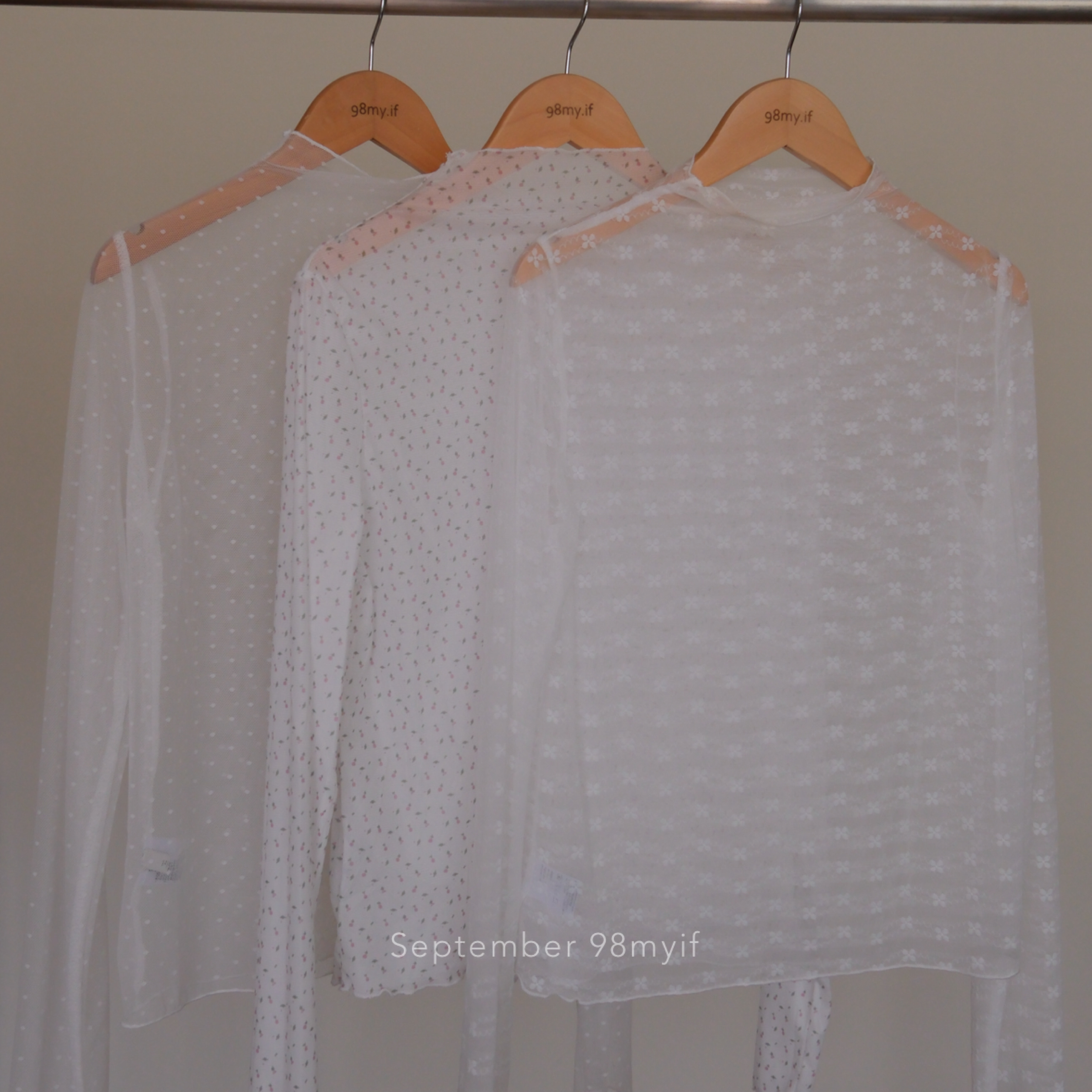 S22 🌷🌼 內在美！蕾絲透膚內搭 3colors. ( 現貨）