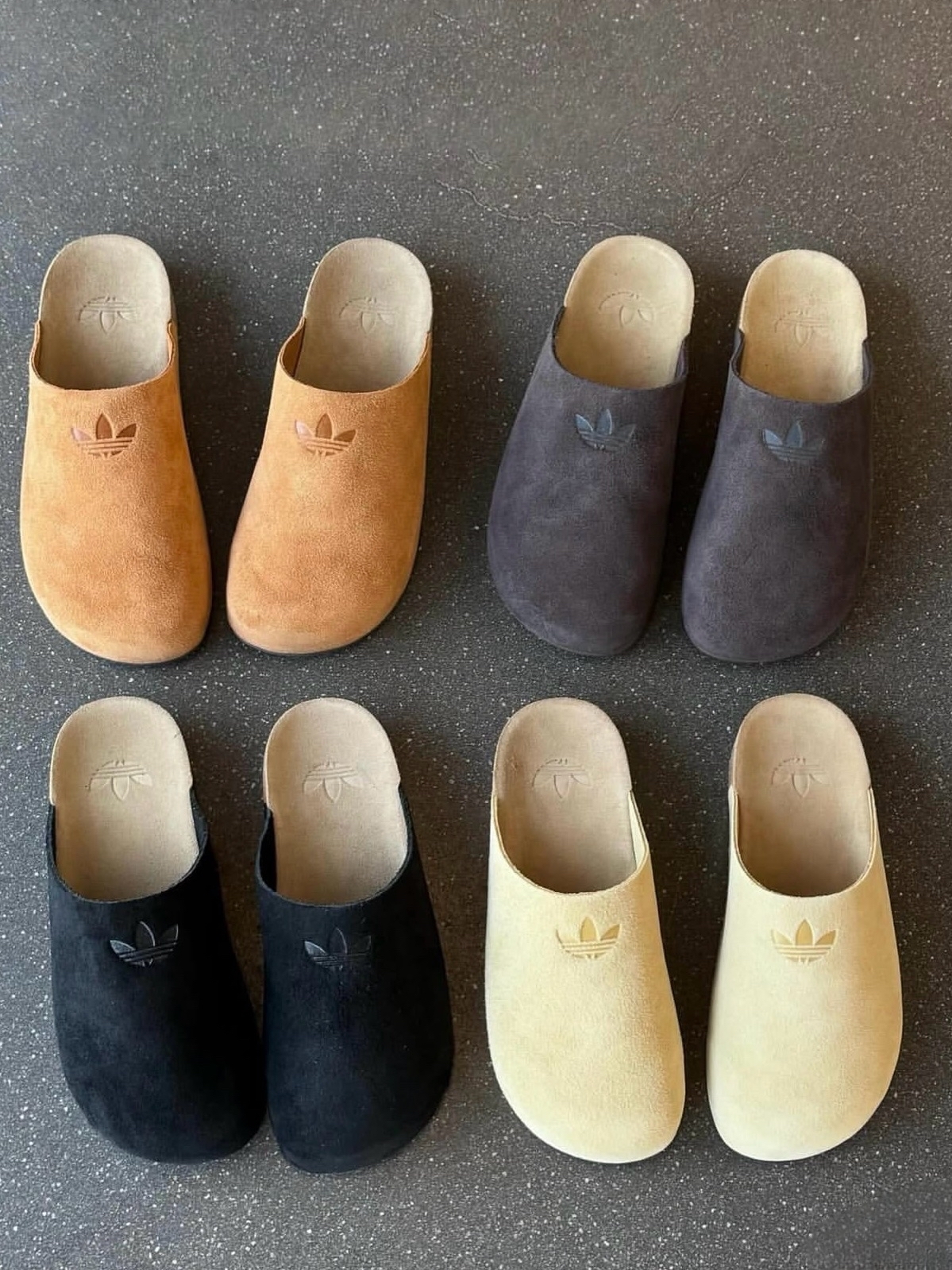 代購-Adidas Originals Adimule 勃肯 防磨 包頭拖鞋 男女同款 棕色