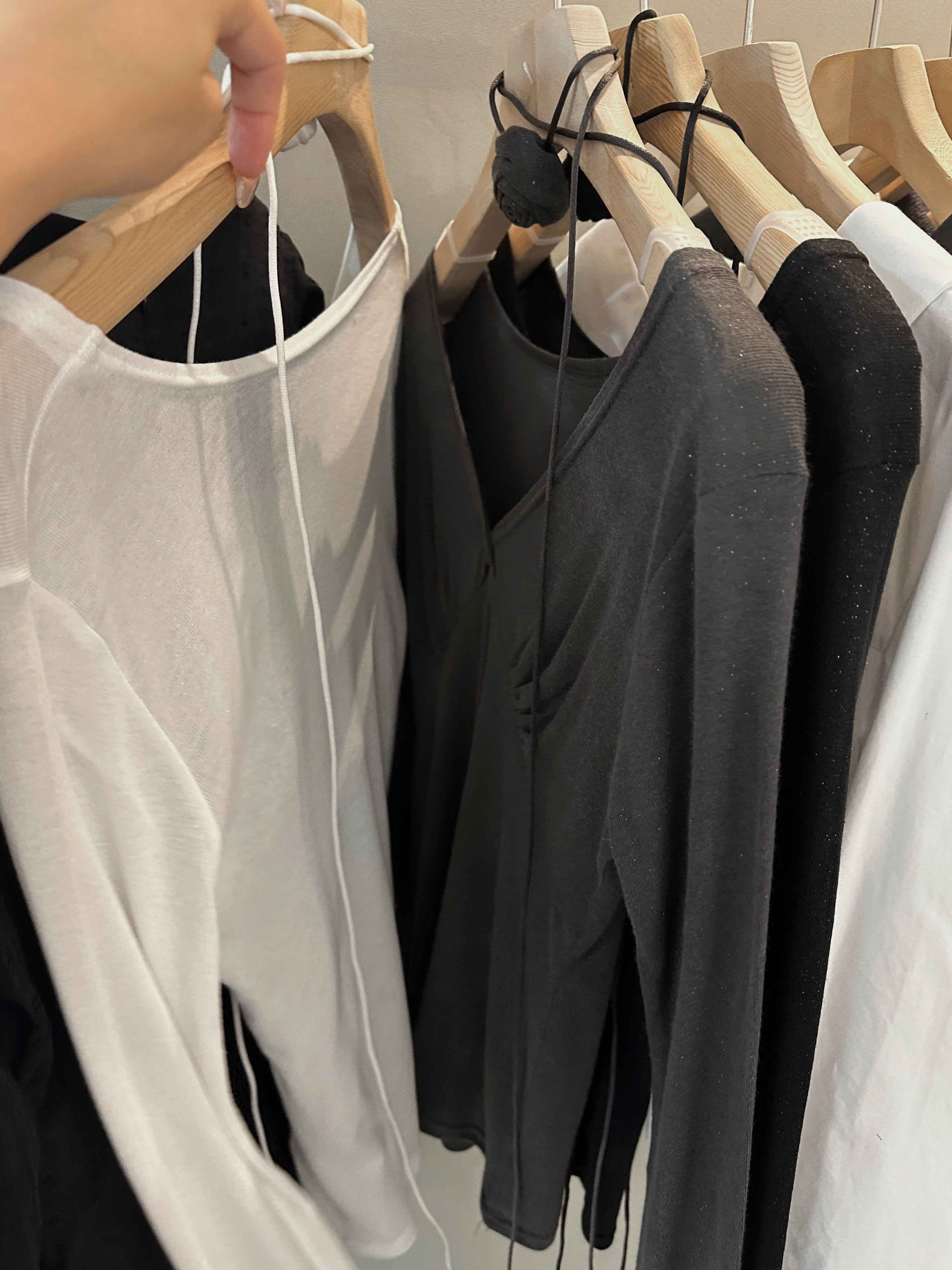 【現貨】C20 玫瑰Choker 曲線上衣 (深灰)