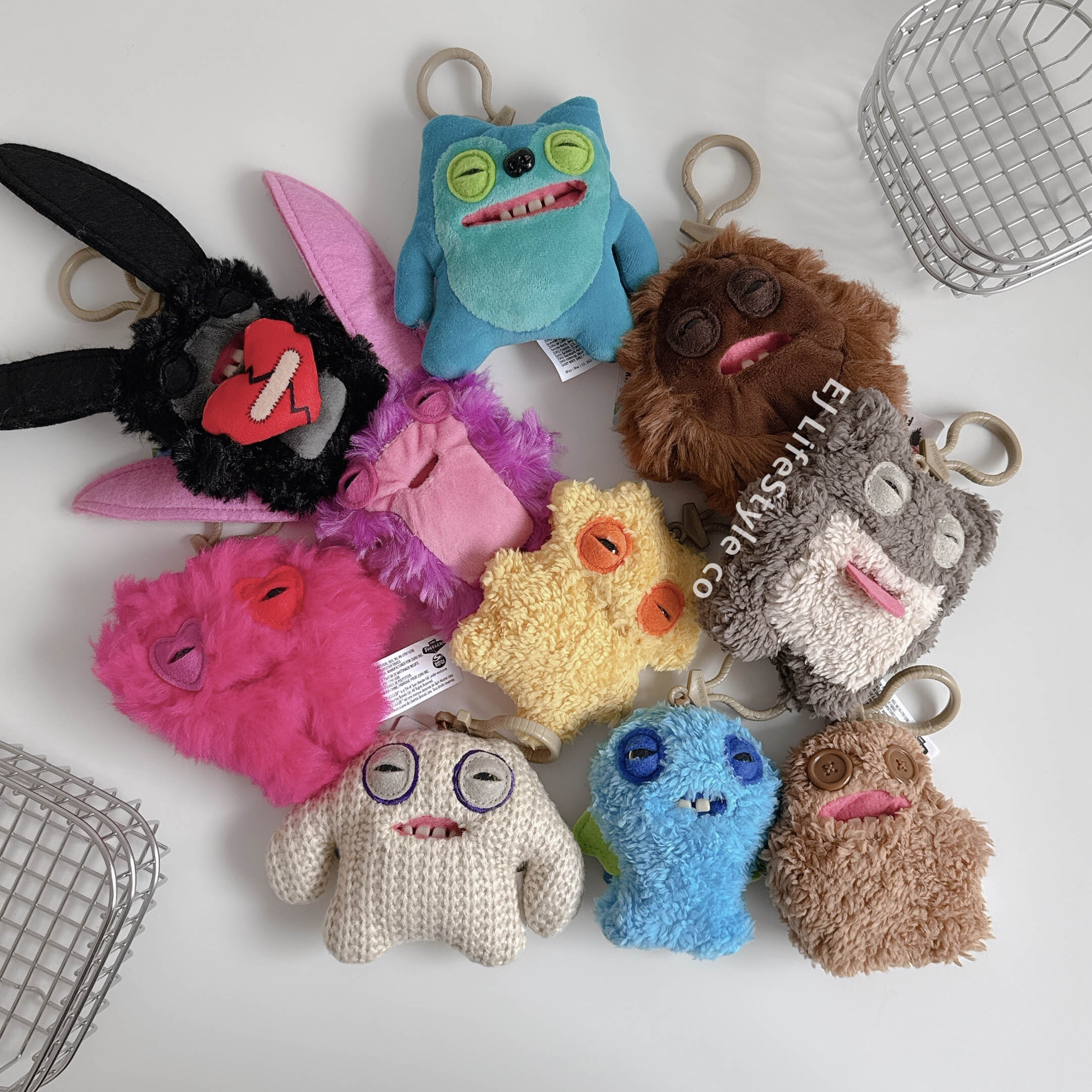 FUGGLER 牙齒怪 鑰匙圈系列 S5 放克牙寶 吊飾 編織 醜萌 /  現貨