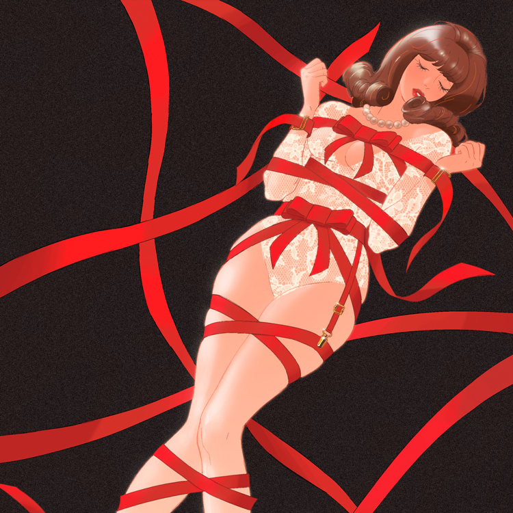 UPKO 蝴蝶結身體綁帶 BDSM綑綁 sm繩子