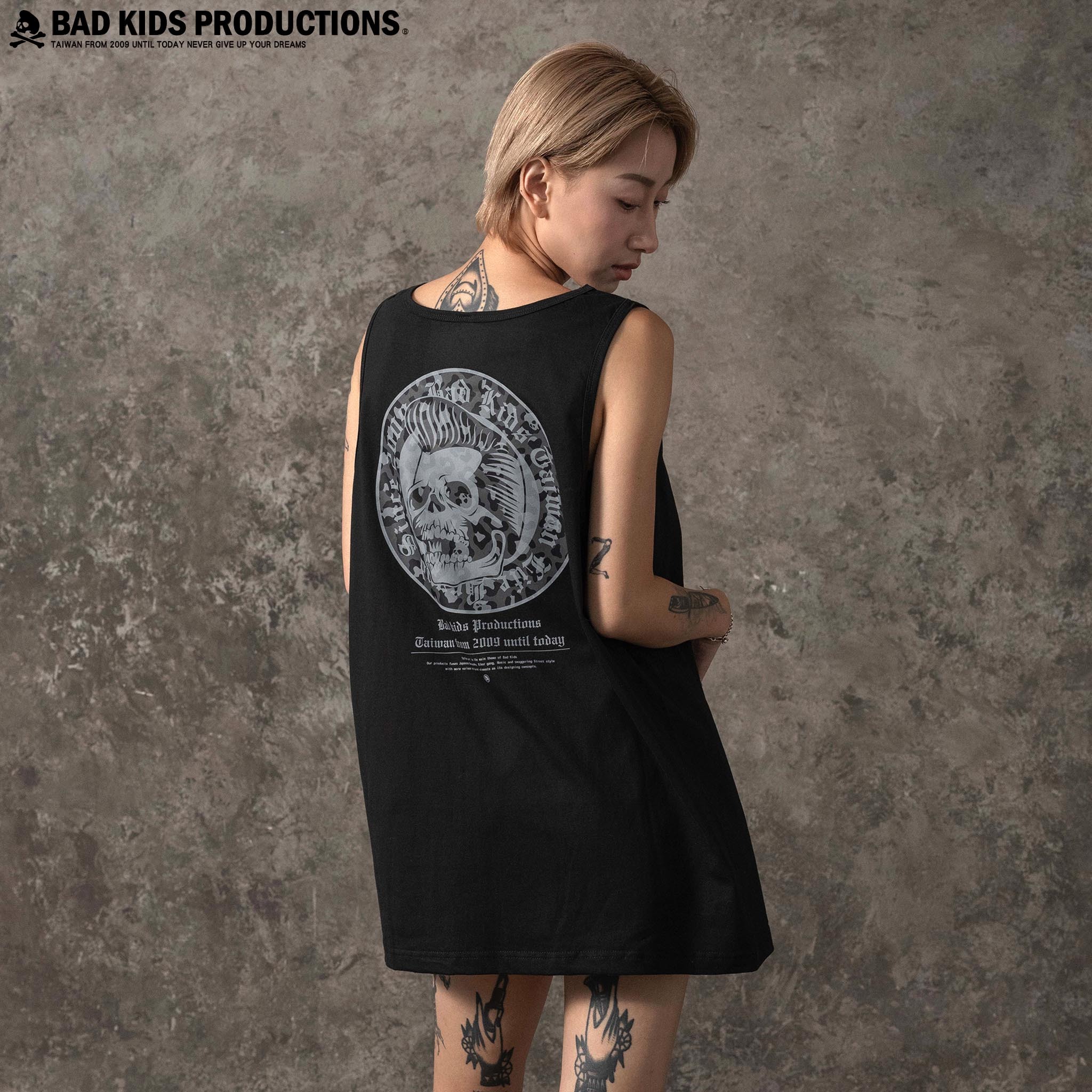 BAD KIDS 惡童 25S/S Leopard print Logo Tank top (豹紋Logo背心)