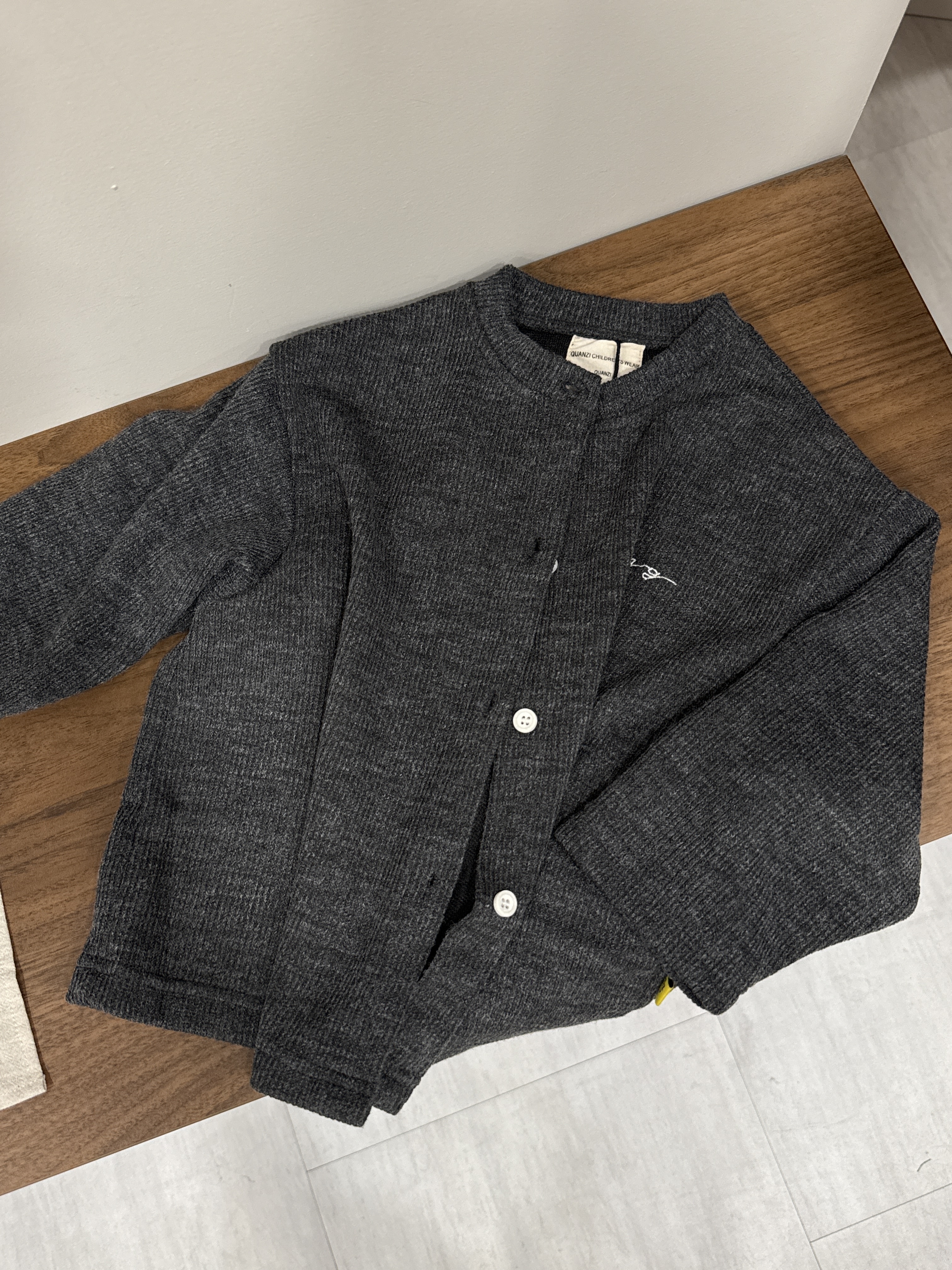 A02990特殊材質針織外套