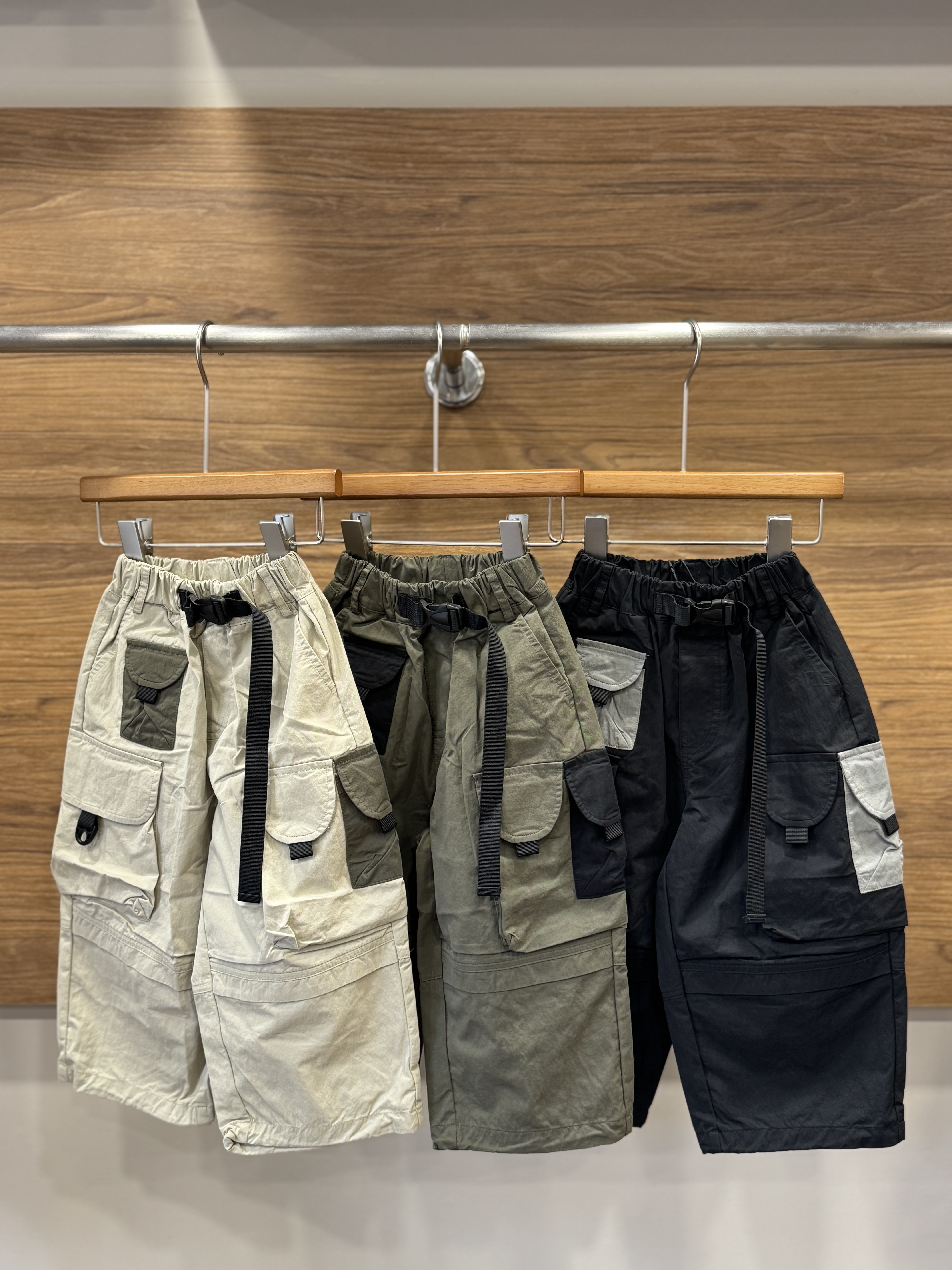 A02937設計師品牌工裝褲