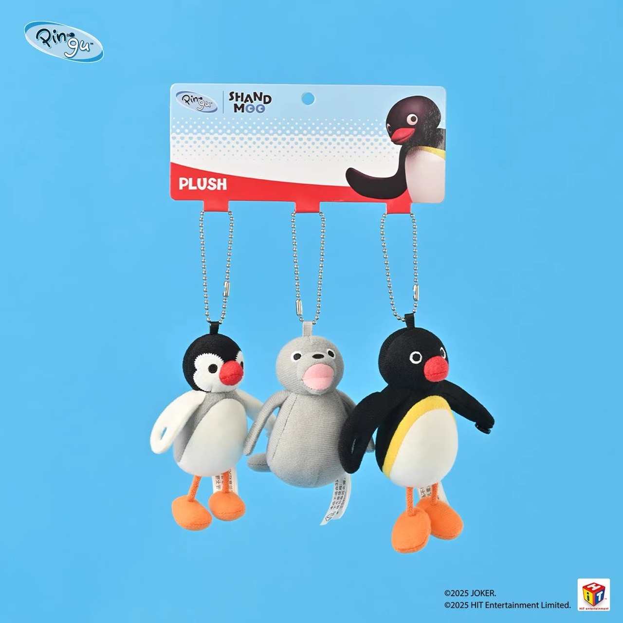 PINGU 企鵝家族 小腳腳系列 吊飾組