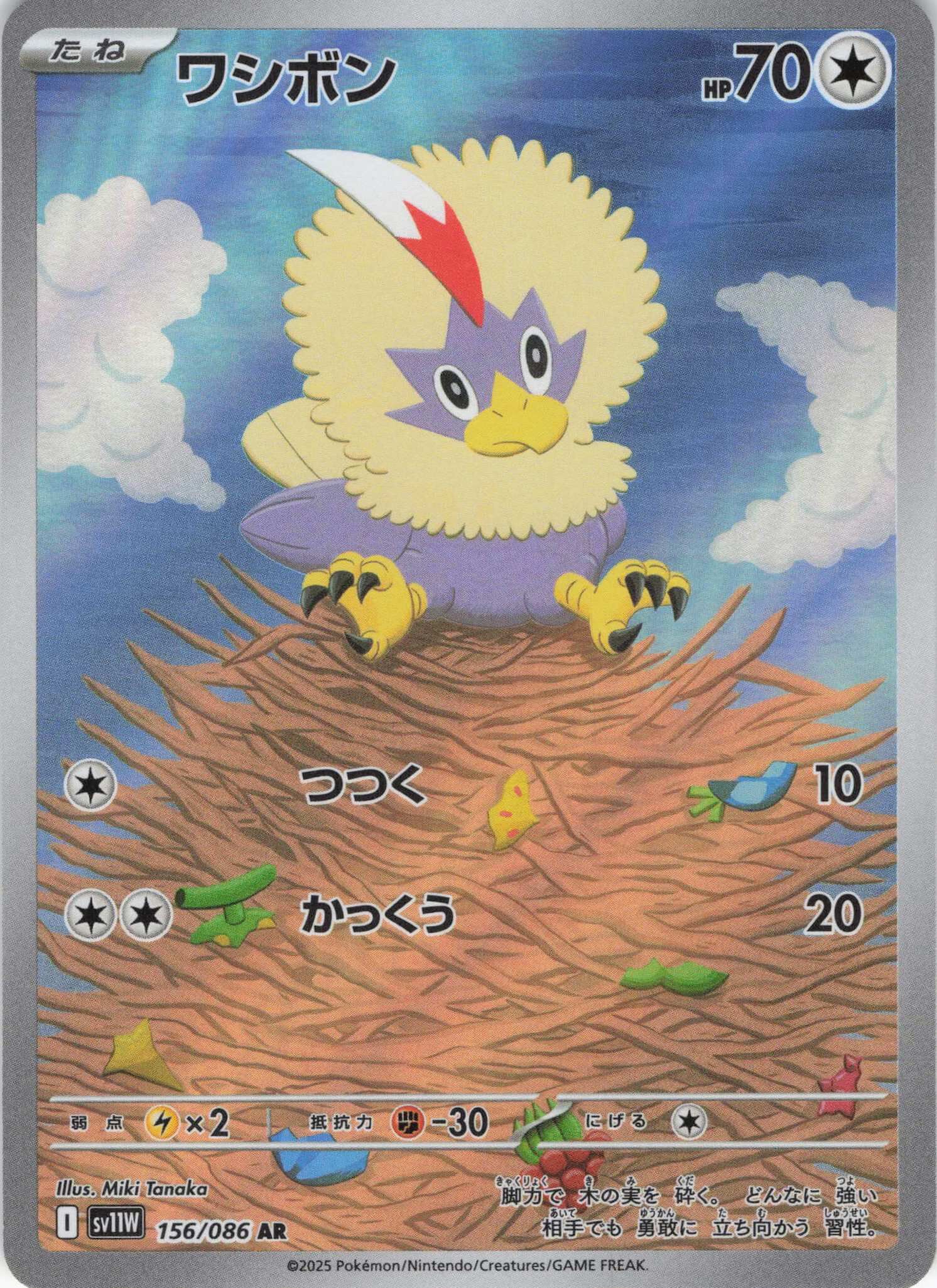 sv11W ホワイトフレア - 156/086 ワシボン (毛頭小鷹) AR