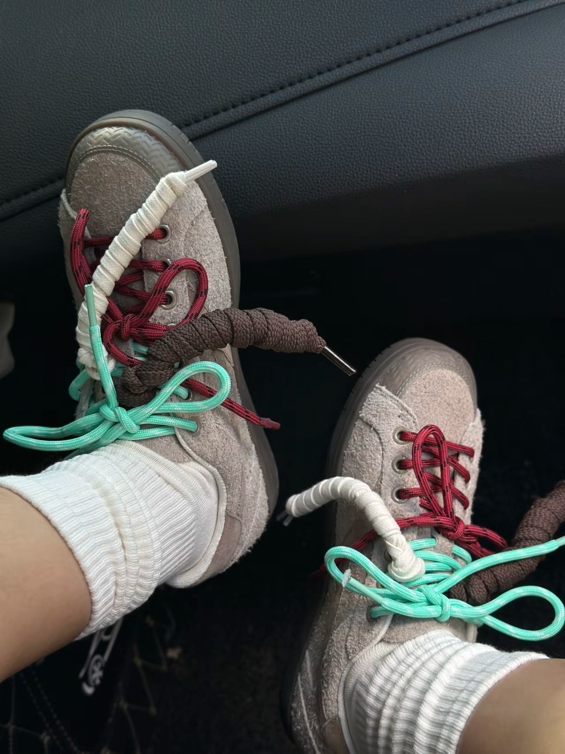 Mizuno 美津濃 CT CLUB 撞色 四色鞋帶 麂皮 薄底 卡其色 復古德訓鞋  D1GH261004