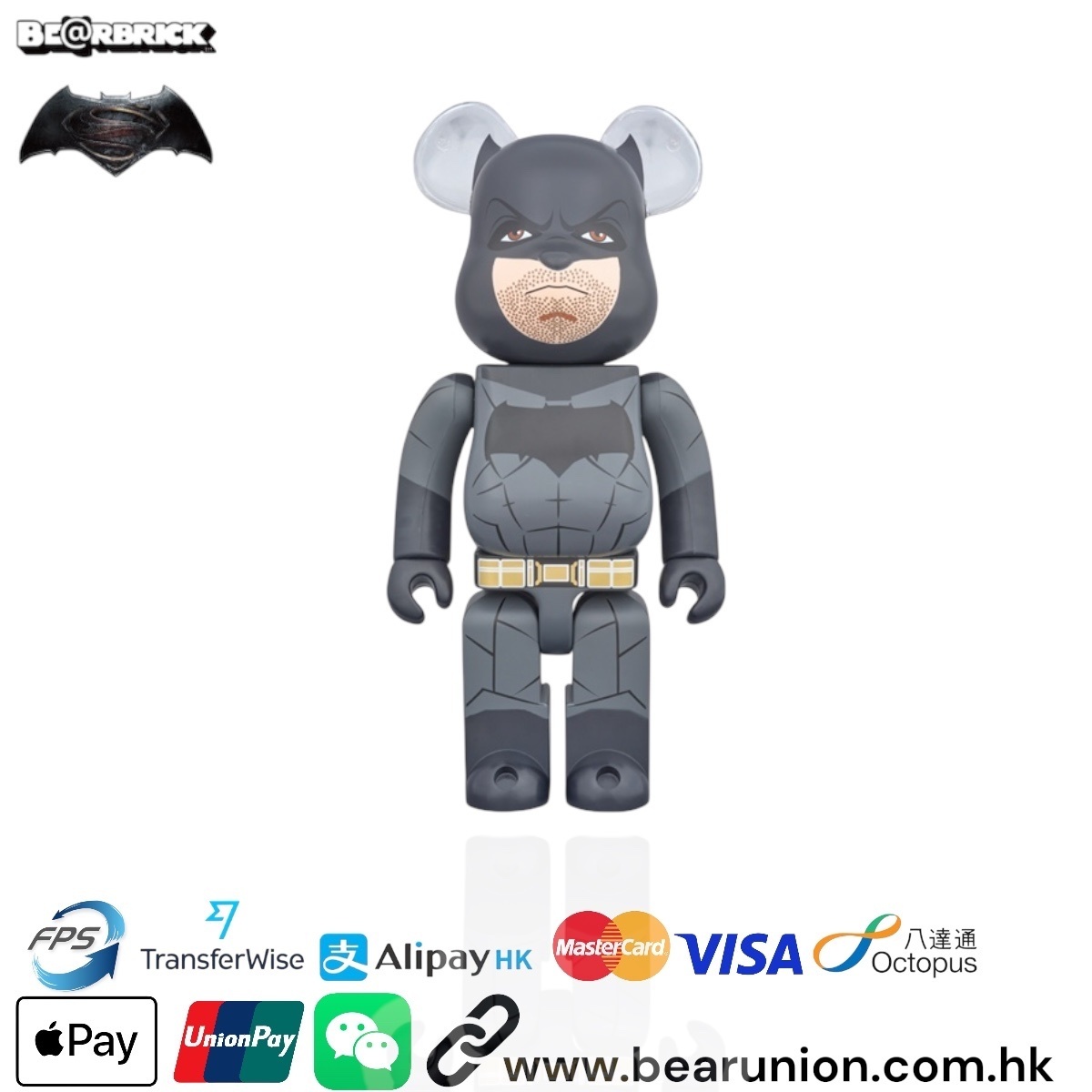 🥇現貨🥇Bearbrick 1000% BATMAN VS SUPREMAN JUSTICE LEAGUE