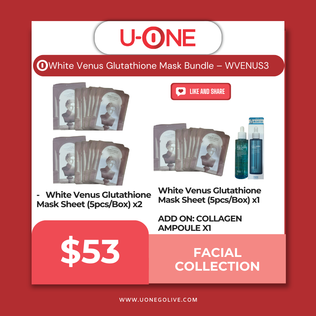White Venus Glutathione Mask Bundle – WVENUS3