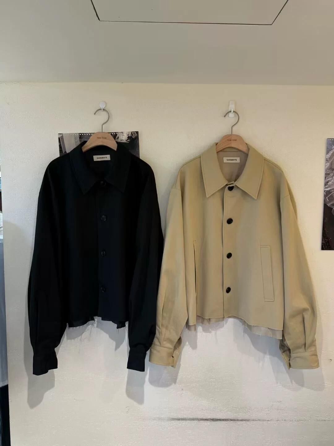 淨色反領開胸外套 GARMENTS-050JK