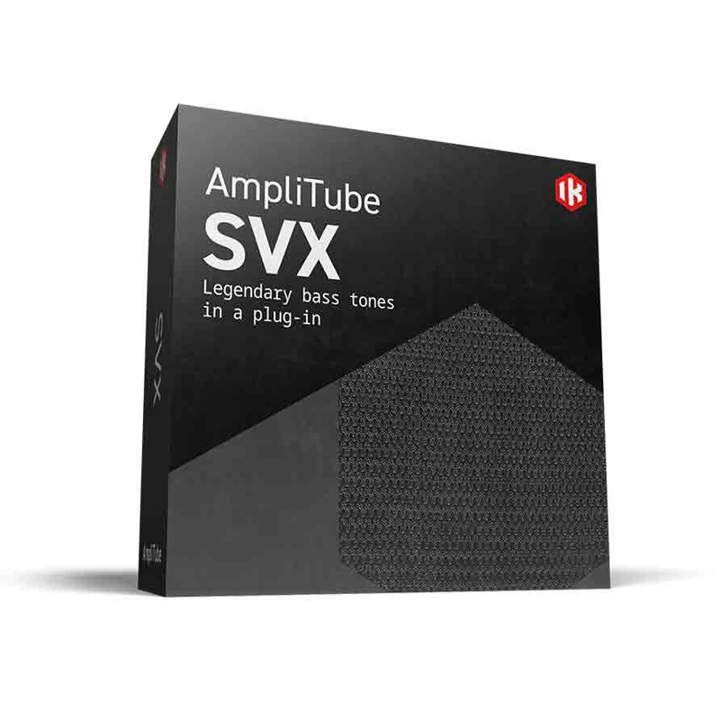IK Multimedia AmpliTube SVX 1｜貝斯擴大器與音箱建模
