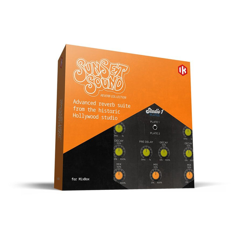 IK Multimedia MixBox Sunset Sound Reverb Collection｜錄音室混響擴充