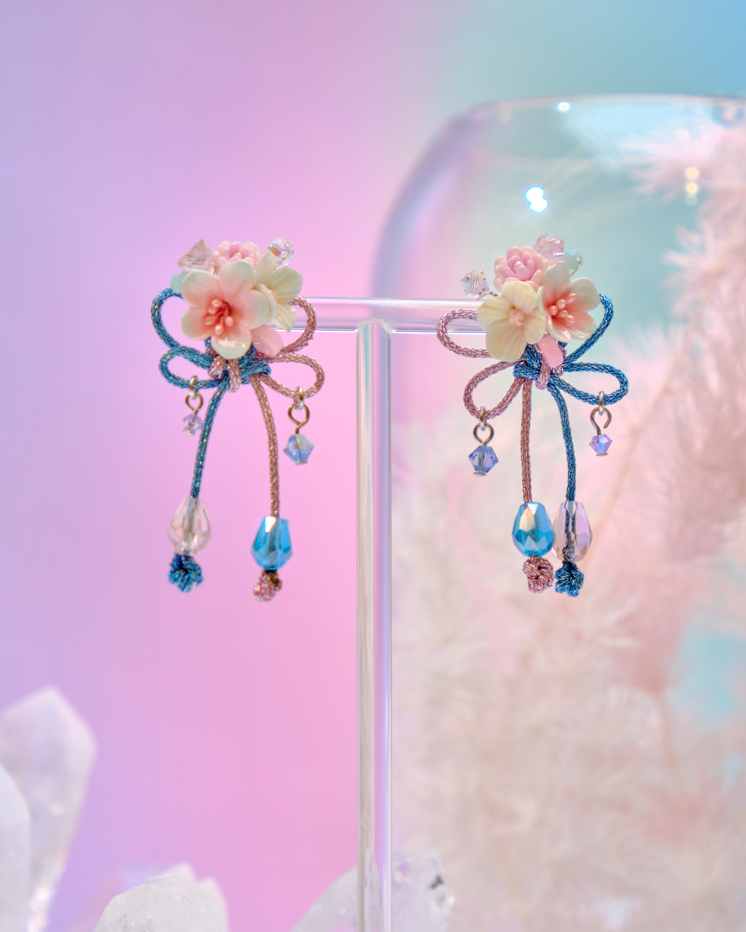 12714 幸運如意結S925耳環