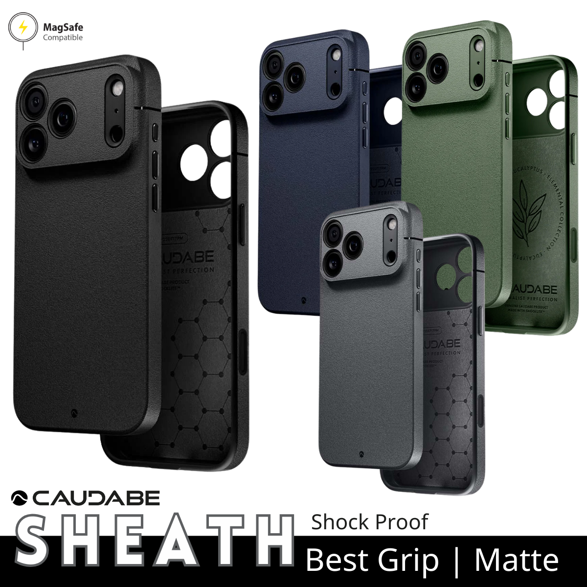 Caudabe Sheath-iPhone 17 Pro