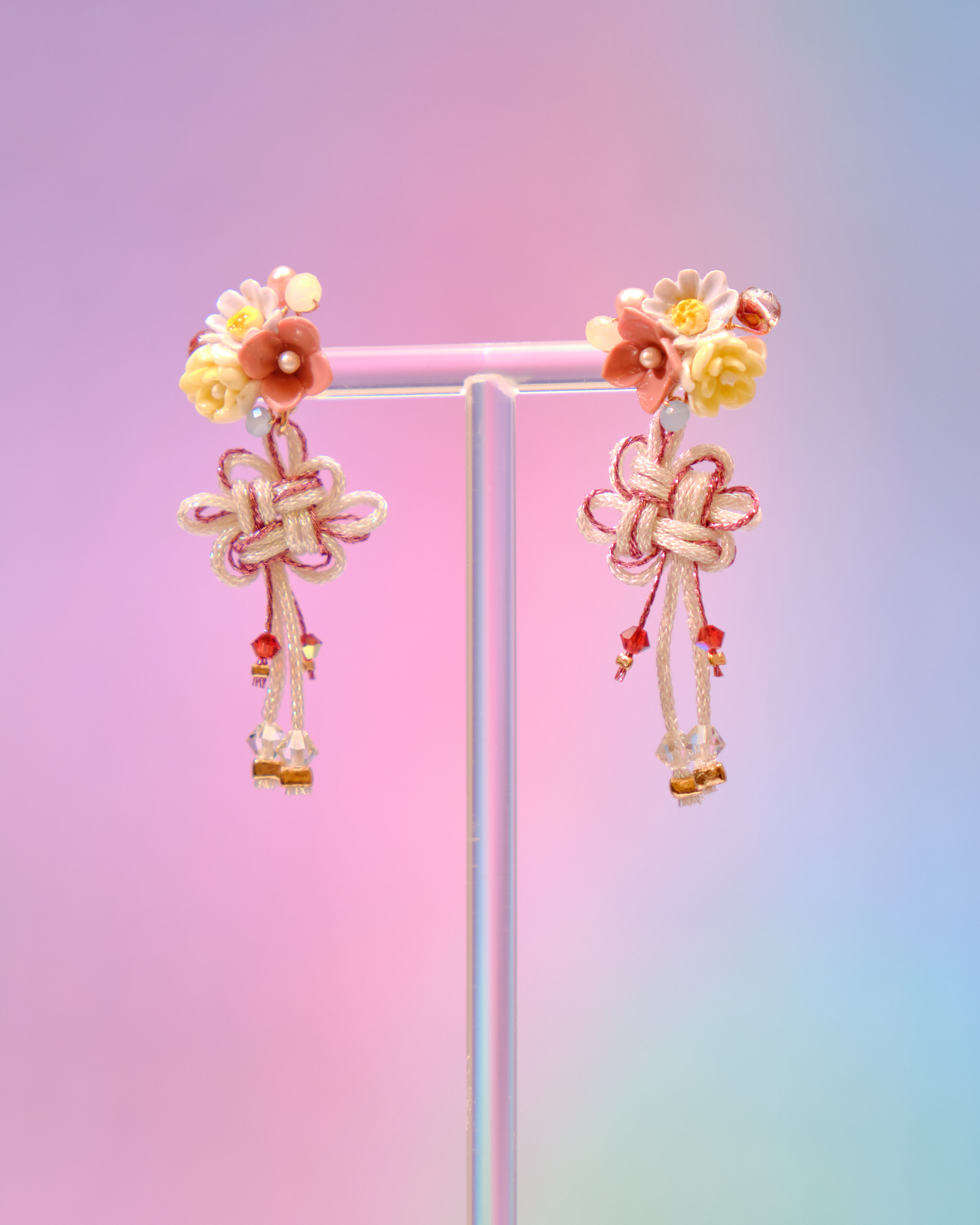 12713 幸運如意結S925耳環