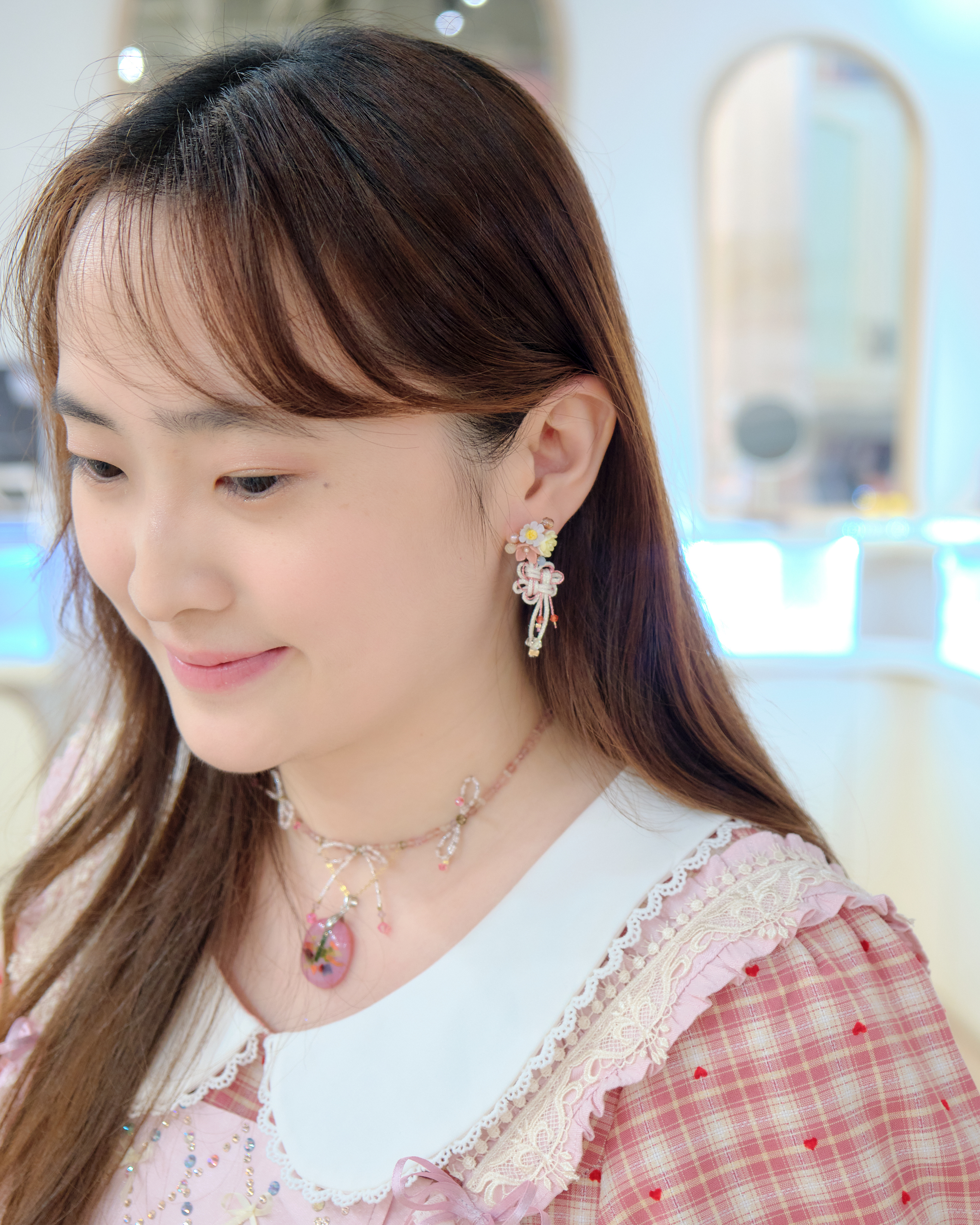 12713 幸運如意結S925耳環