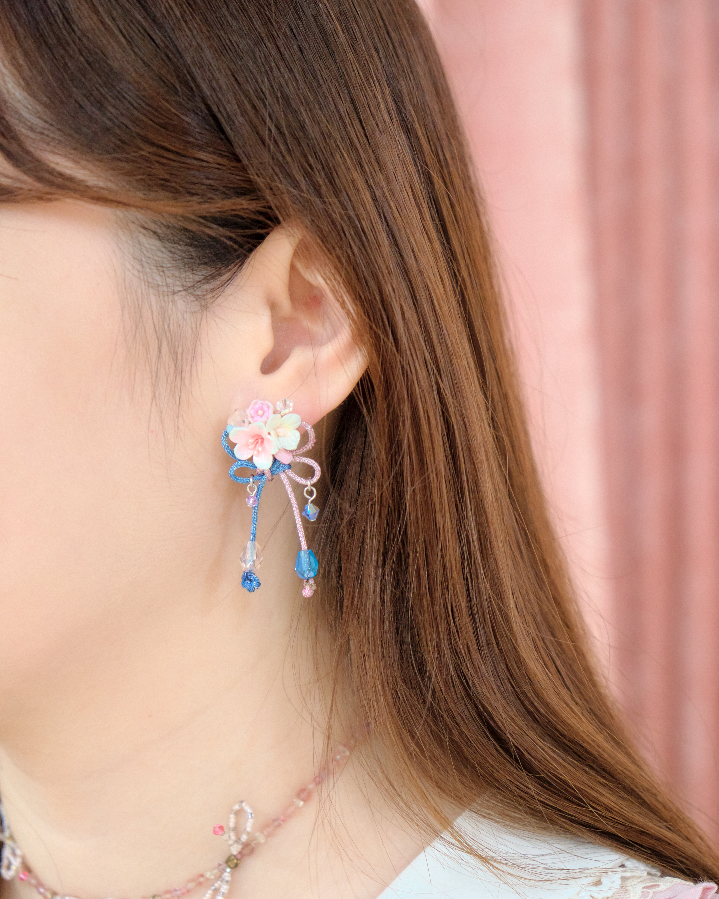 12714 幸運如意結S925耳環