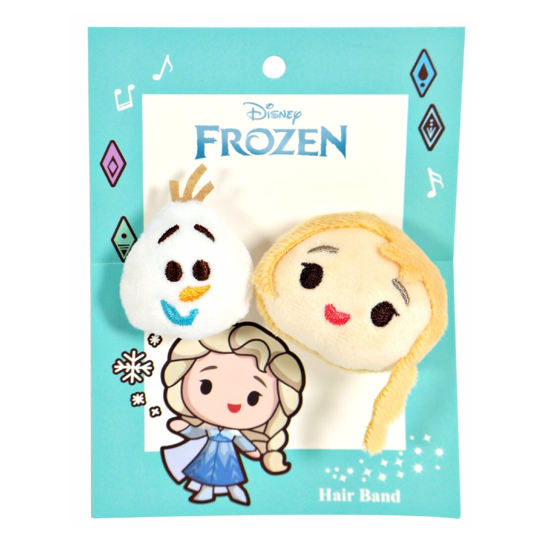 迪士尼魔雪奇緣 - 兒童髮飾 3D髮帶 毛絨頭