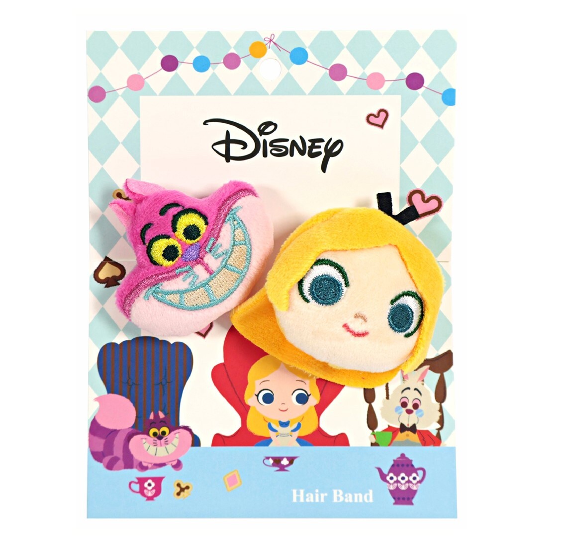 迪士尼公主 - 兒童髮飾 3D髮帶 毛絨頭 |愛麗絲