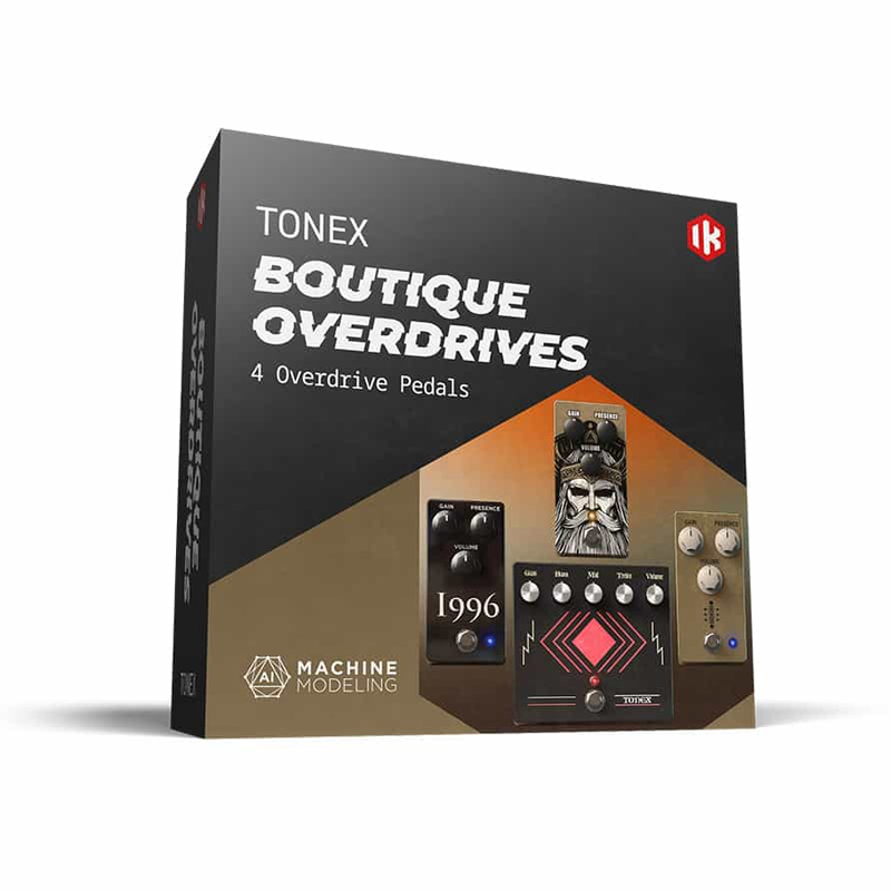 IK Multimedia TONEX SIG COLLECTION - BOUTIQUE OVERDRIVES｜AI擬真破音包