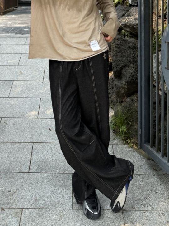 數字鬆身牛仔褲 OUR ROOM-139P