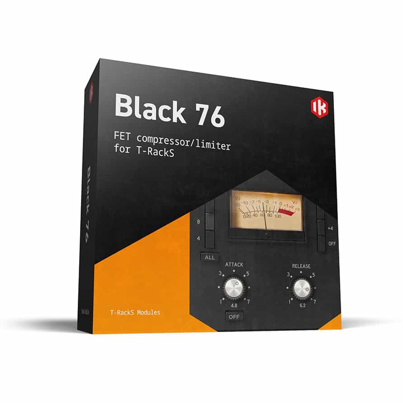 IK Multimedia T-RackS Black 76｜經典FET壓縮器