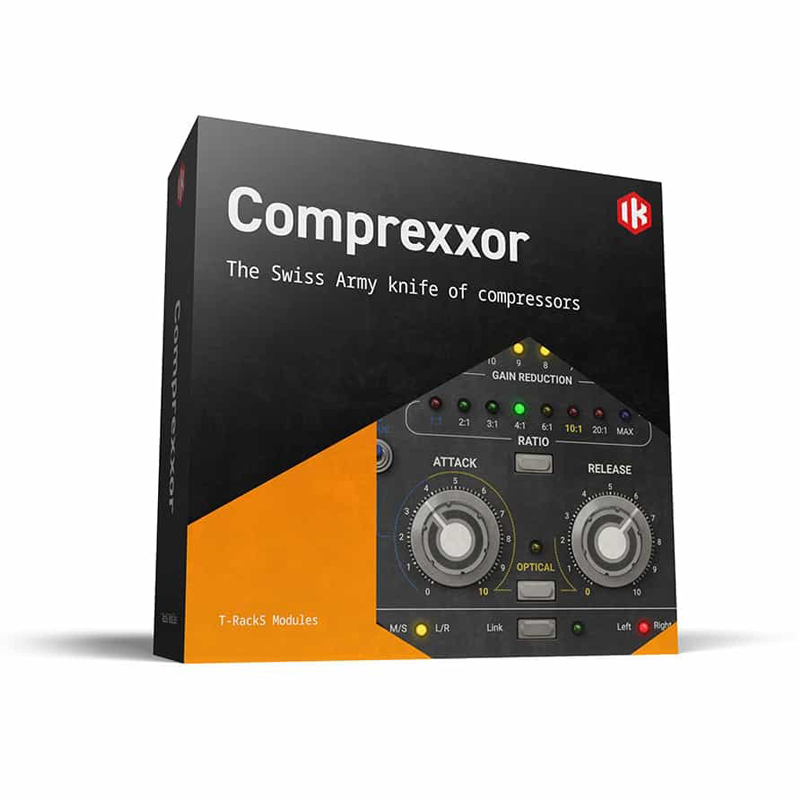 IK Multimedia T‑RackS Comprexxor｜類比壓縮飽和