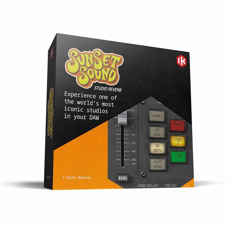 IK Multimedia T-RackS Sunset Sound Studio Reverb｜錄音室建模殘響