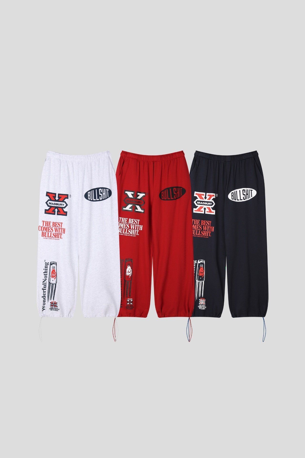 英文字可束腳運動褲 OUR ROOM-154P