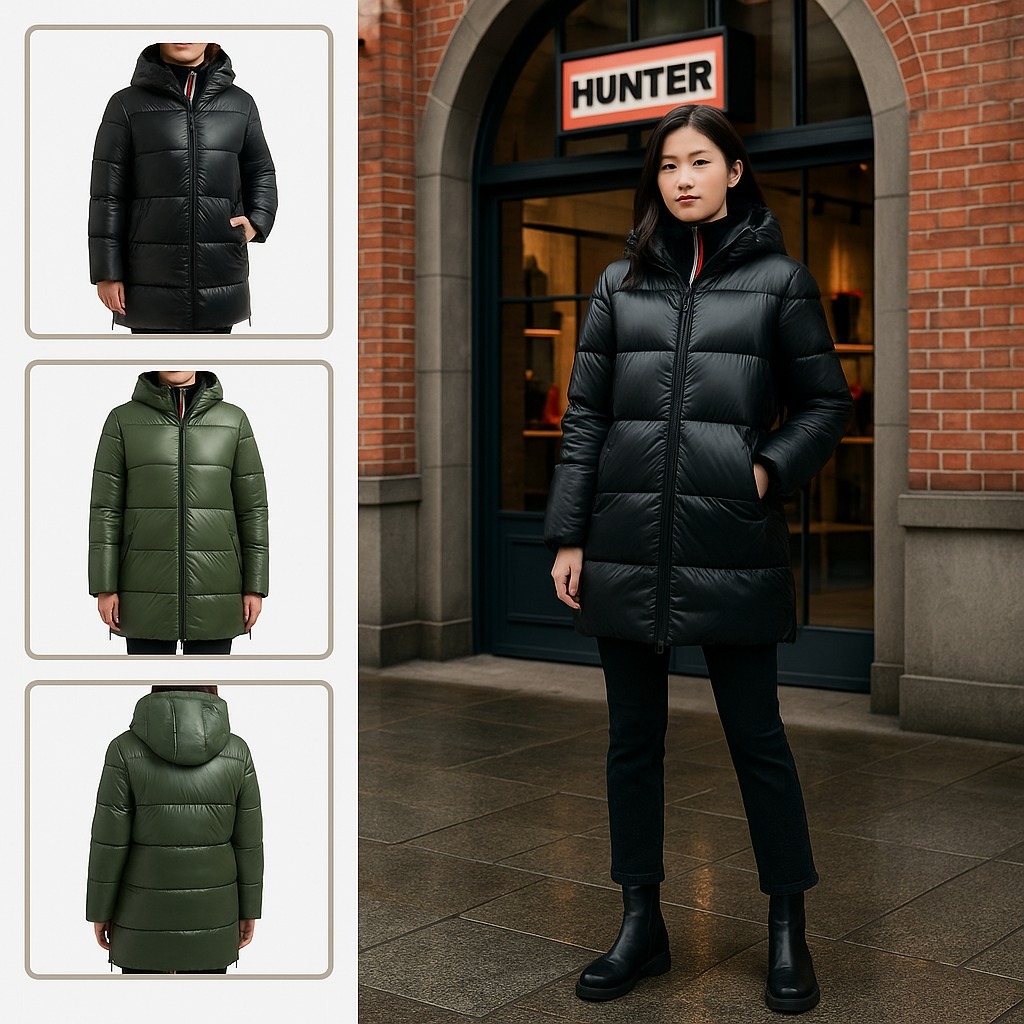 【預購】Hunter H091001 女裝Puffer外套
