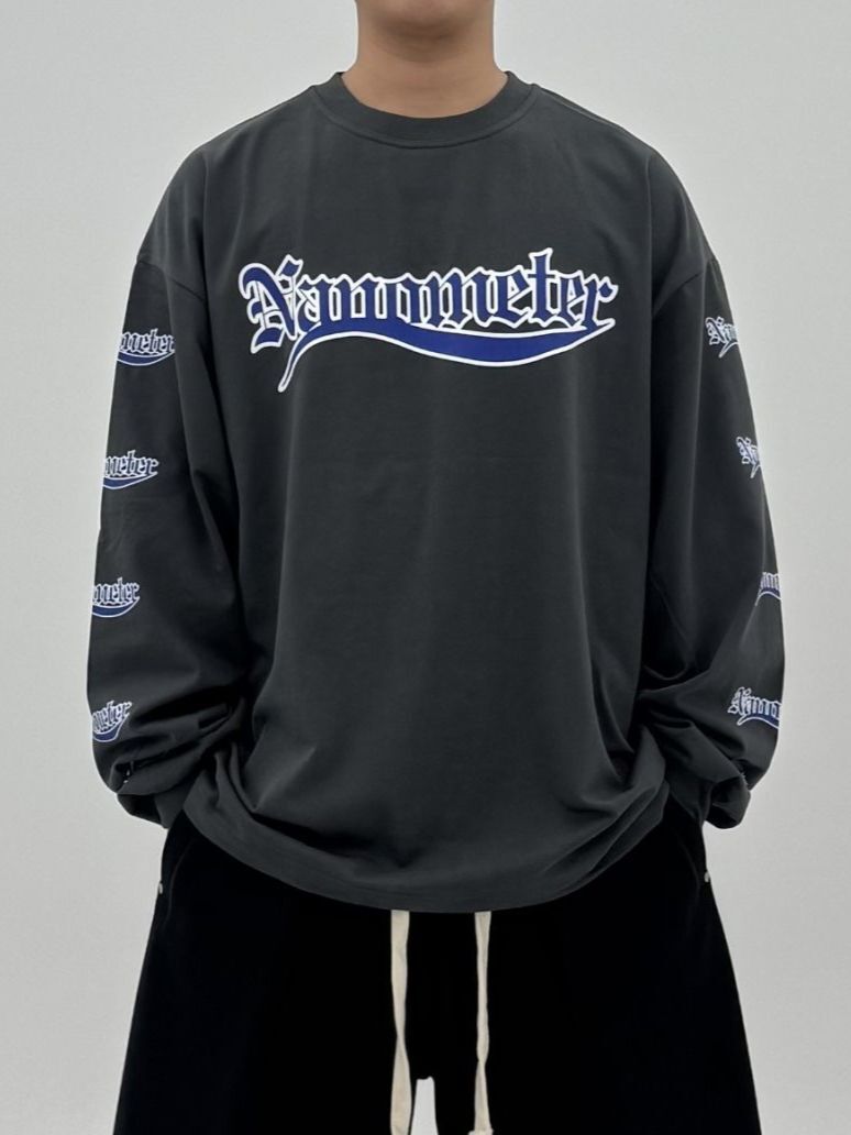 英文字長袖衫 COVILL-219T