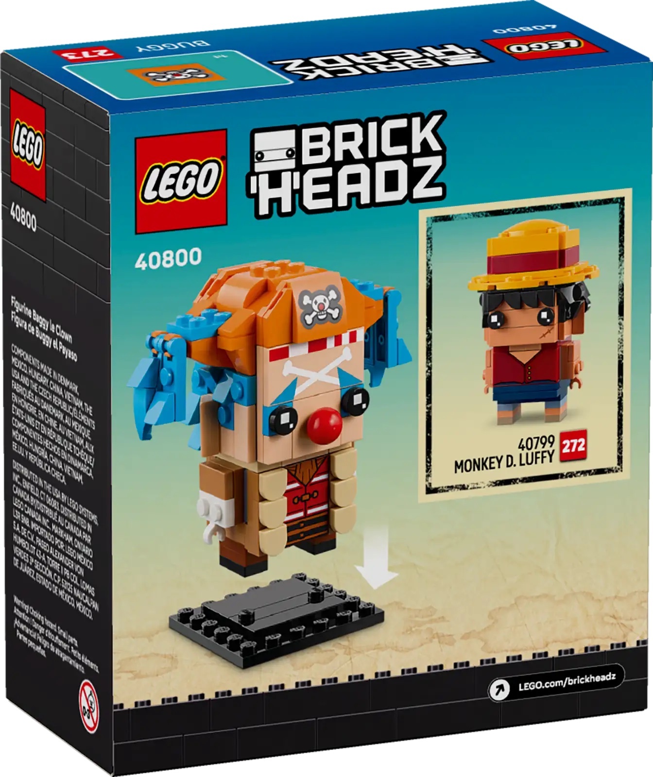 樂高 40800 小丑巴其 ｜ LEGO BrickHeadz 系列 ｜ 飛米樂高專賣店