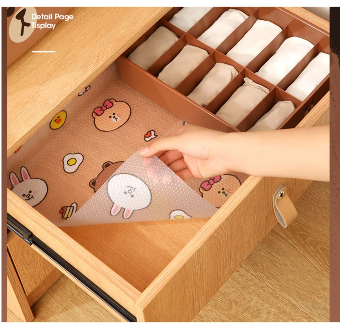 LINE FRIENDS  - 櫃墊餐墊 (防油, 防水,防潮,防霉)