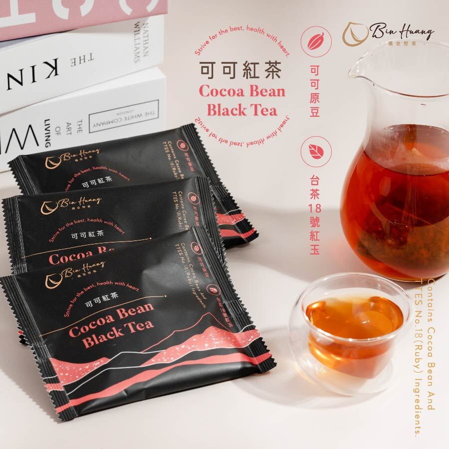 可可茶系列｜隨手包6gx1入｜可可豆茶｜可可紅茶｜可可綠茶